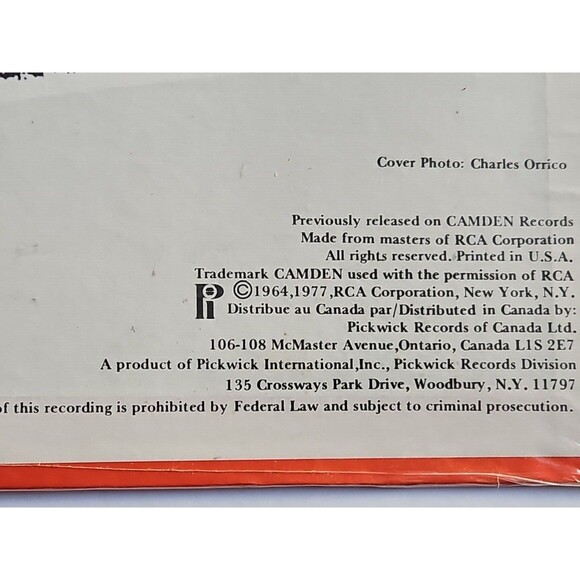 Norman Luboff Choir Christmas With The Norman Luboff Choir Vinyl LP 1977 Sealed - Picture 6 of 6